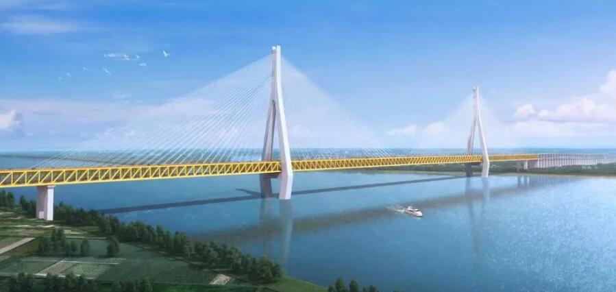 池州长江公铁大桥南岸4号主墩承台首次混凝土浇筑顺利完成 池州长江公铁大桥南岸4号主墩承台首次混凝土浇筑顺利完成