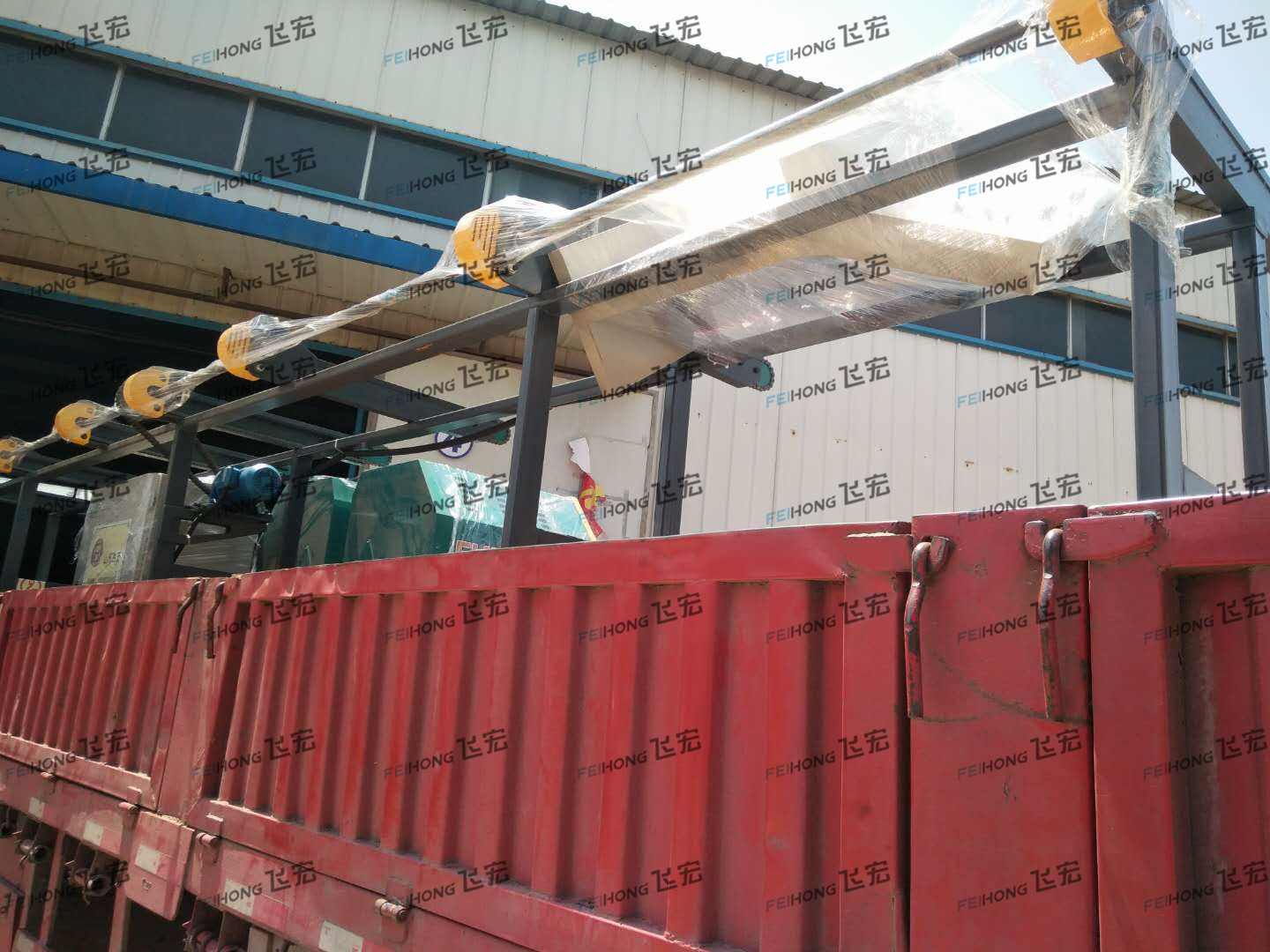 Good news! Congratulations to Feihong for one set of intelligent rebar processing equipment to enter Good news! Congratulations to Feihong for one set of intelligent rebar processing equipment to enter