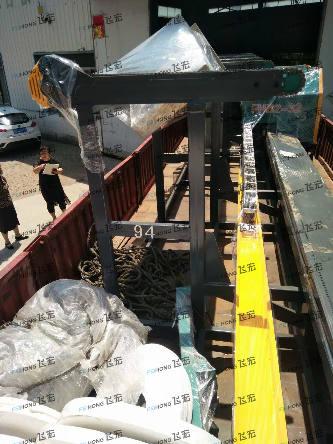 Good news! Congratulations to Feihong for one set of intelligent rebar processing equipment to enter Good news! Congratulations to Feihong for one set of intelligent rebar processing equipment to enter