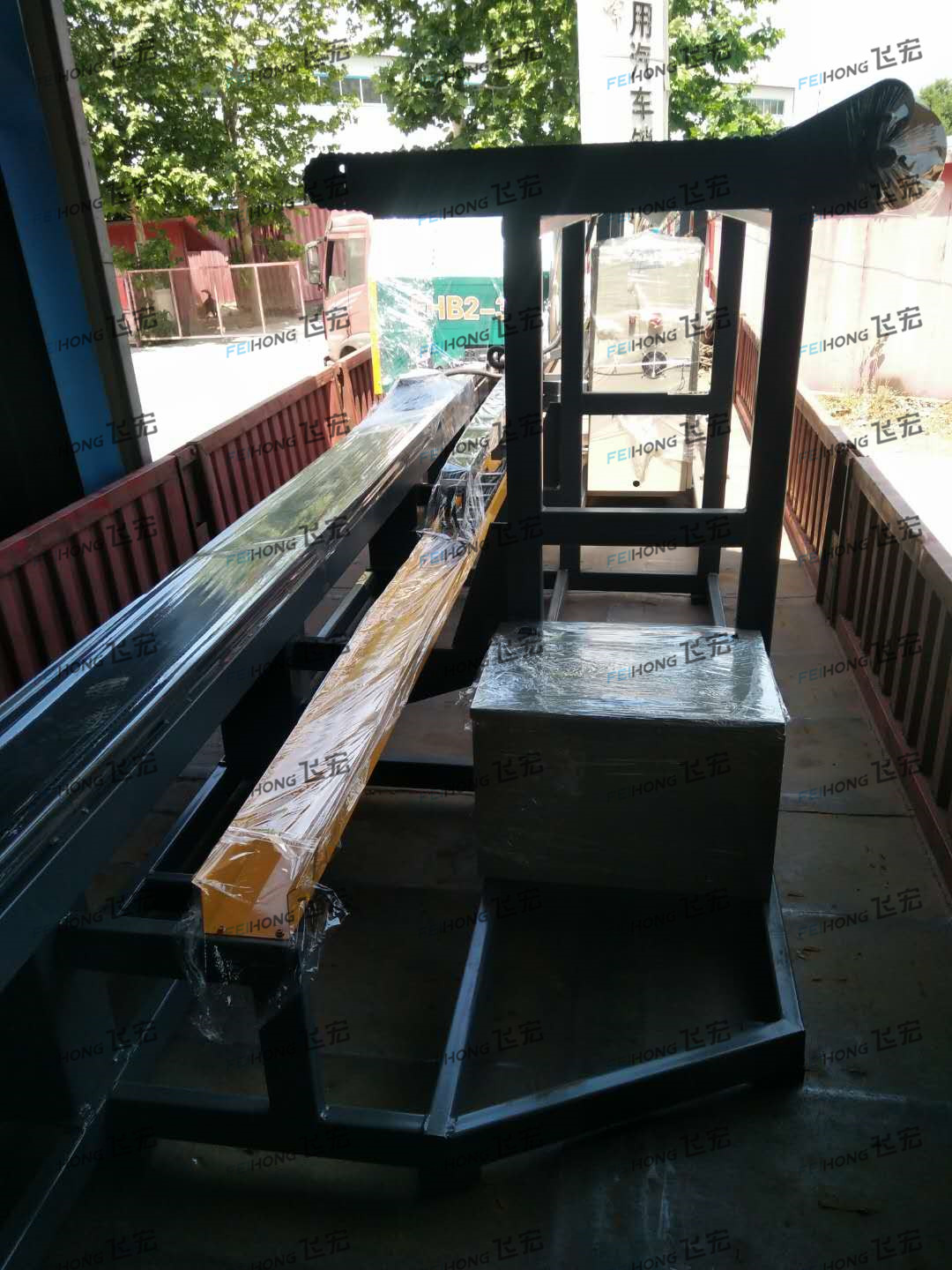 Good news! Congratulations to Feihong for one set of intelligent rebar processing equipment to enter Good news! Congratulations to Feihong for one set of intelligent rebar processing equipment to enter