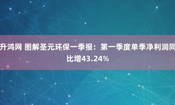 升鸿网 图解圣元环保一季报：第一季度单季净利润同比增43.24%