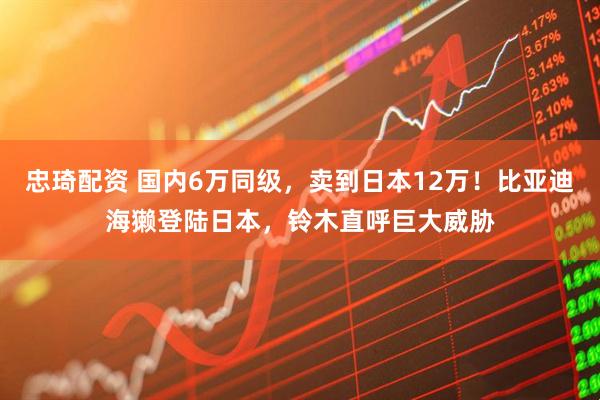 忠琦配资 国内6万同级,卖到日本12万!比亚迪海獭登陆日本,铃木直呼巨大威胁